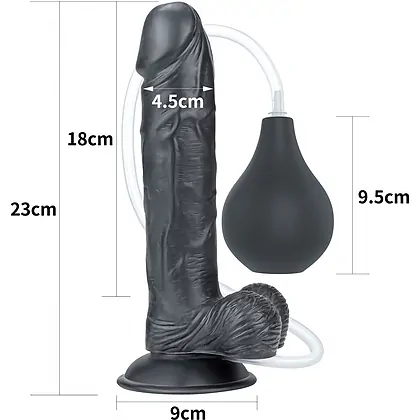 Dildo 9inch Cu Ejaculare Extreme Negru