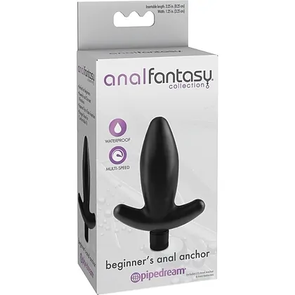 Dildo Anal Beginners Anchor Fantasy Negru