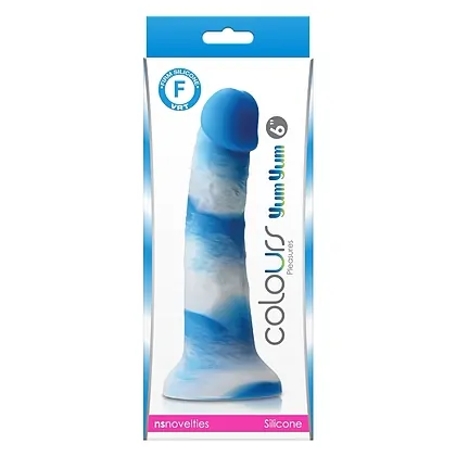 Dildo Colours Yum 6 Albastru