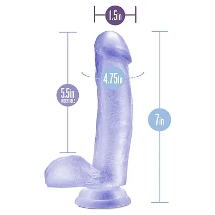 Dildo Cu Ventuza B Yours Sweet N Hard 1 Transparent