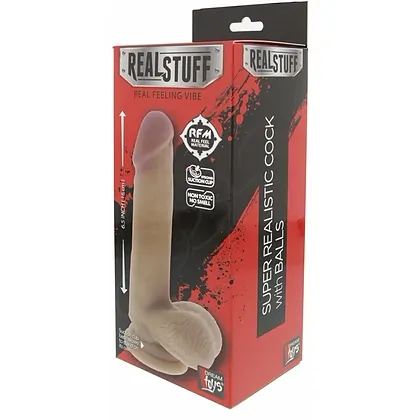 Dildo cu Ventuza RealStuff 6.5 Inch