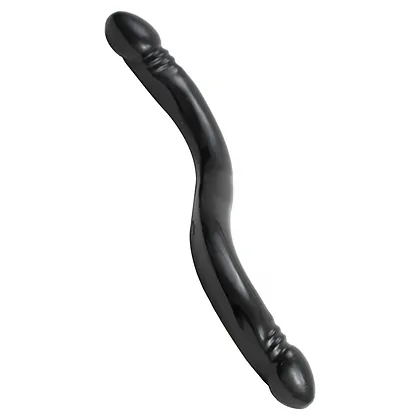 Dildo Double Header Smooth Negru