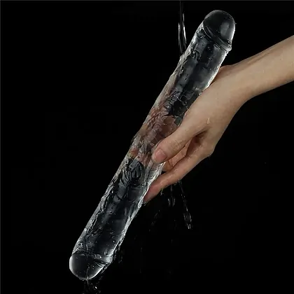 Dildo Dublu 12inch Flawless Transparent