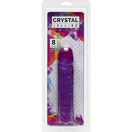 Dildo Flexibil Crystal Jellies Classic 20cm Mov