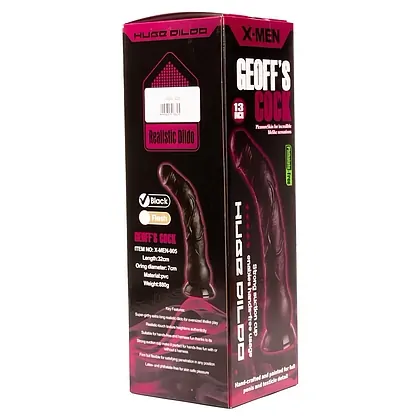 Dildo Geoffs 33cm Negru