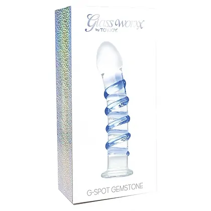 Dildo Glass Worxx Punct G Gemstone Transparent