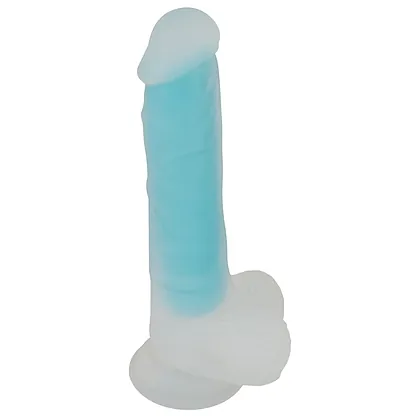 Dildo Glow in the Dark Transparent