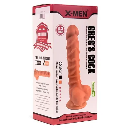 Dildo Greg Cu Ventuza 21cm