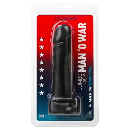 Dildo Jumbo Jack Man O War Negru