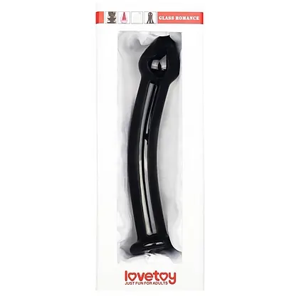 Dildo Just Fun Glass Romance Negru