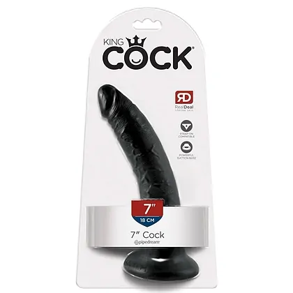 Dildo King Penis 17.8cm Negru