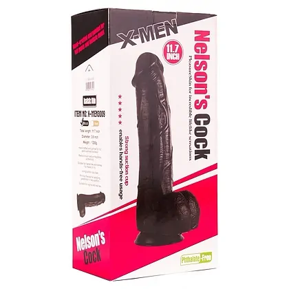 Dildo Nelsons 11.7 inch Negru