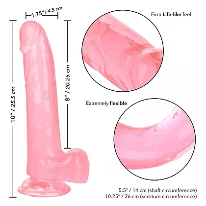 Dildo Queen Size Dong 25.5cm Roz