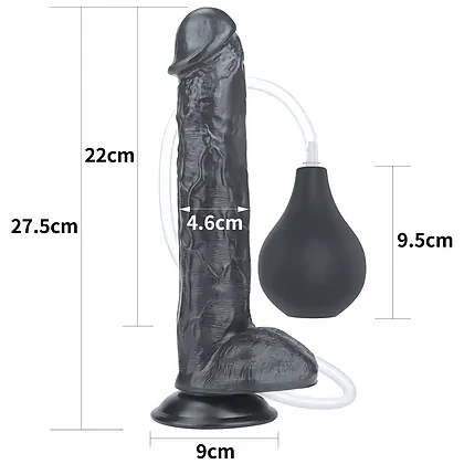 Dildo Realistic 11inch Squirting Negru