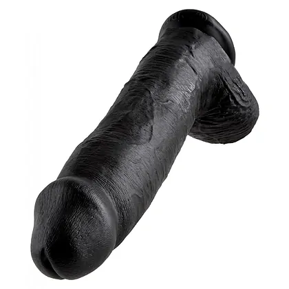 Dildo Realistic 30cm Cu testicule Negru