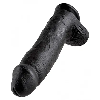 Dildo Realistic 30cm Cu testicule Negru