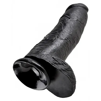 Dildo Realistic 30cm Cu testicule Negru