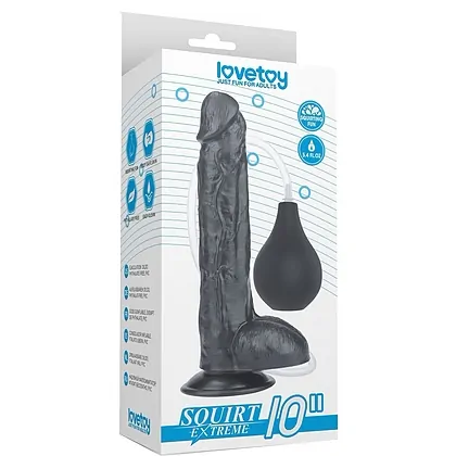 Dildo Realistic Cu Ejaculare Extreme 10inch Negru