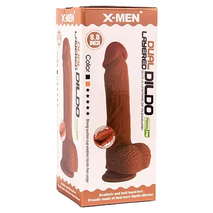 Dildo Realistic Dual Layered 8.8 Inch Maro