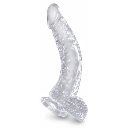 Dildo Realistic King 19cm Transparent