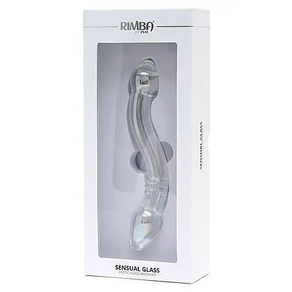 Dildo Rimba Sensual Glass Valeria Transparent