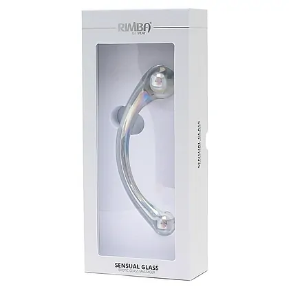 Dildo Rimba Sensual Glass Wanda Transparent