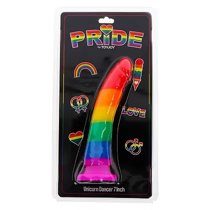 Dildo Unicorn Dancer 7 Inch Multicolor