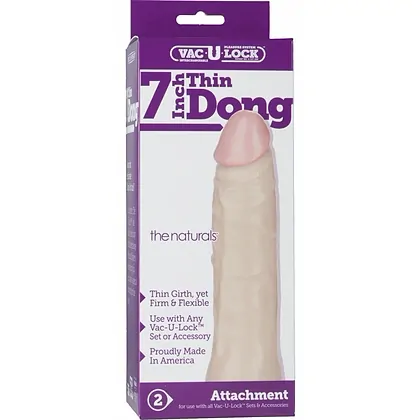 Dildo Vac U Lock 7 Thin Dong