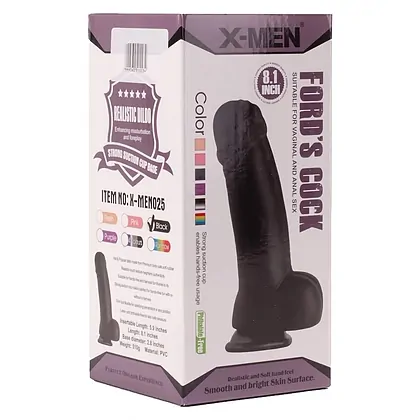 Dildo X-MEN Fords 8.1 inch Negru