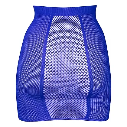 Fusta Le Desir High-Waist Fishnet Albastru S-L