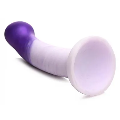 G-Swirl Punctul G Silicone Dildo Mov