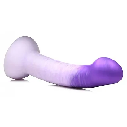 G-Swirl Punctul G Silicone Dildo Mov