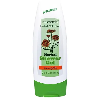 Gel dus si sampon, cu galbenele, Herbacin, 250 ml