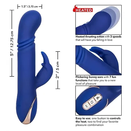 Heated Thrusting G Rabbit Albastru