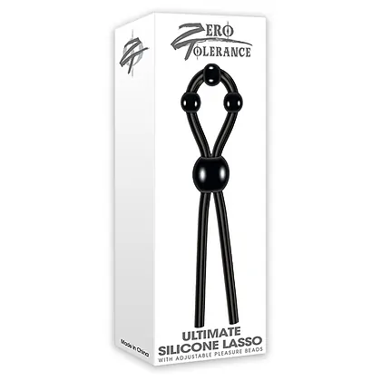 Inel Ajustabil Pentru Penis Ultimate Lasso Negru