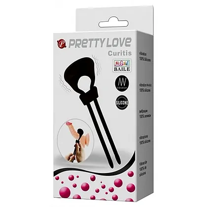 Inel Penis Cu Vibratii Pretty Love Curitis Negru