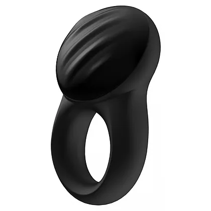 Inel Penis Cu Vibratii Signet Satisfyer Negru