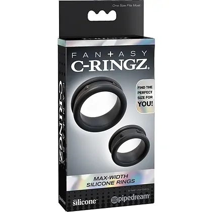 Inel Penis Max Width Silicone Negru