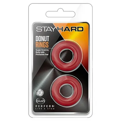 Inel Penis Stay Hard Donut Rosu