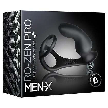 Inel Penis Stimulator Prostata Ro-Zen Pro Negru