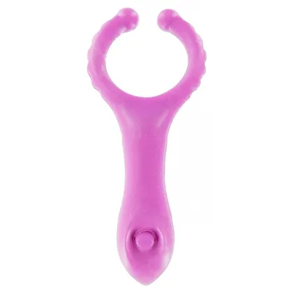 Inel Penis Vibrating Clitoris Stim C-Ring Roz