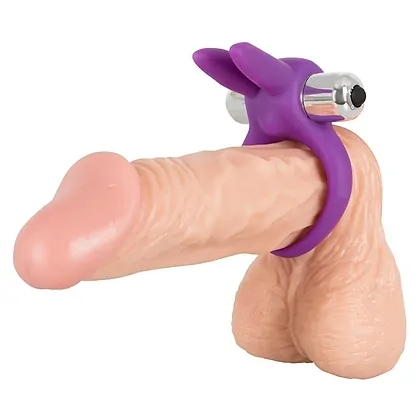 Inel Pentru Penis Cu Vibratii Rabbit Mov