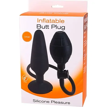 Inflatable Anal Plug L Negru