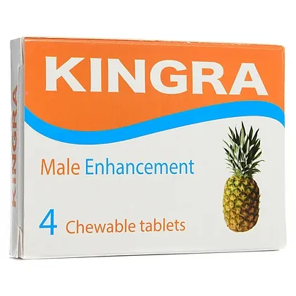 Kingra Enhancer For Men Chewable Tablets 4 buc