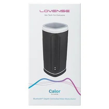 Lovense Calor Depth-Controlled Male Masturbator Alb