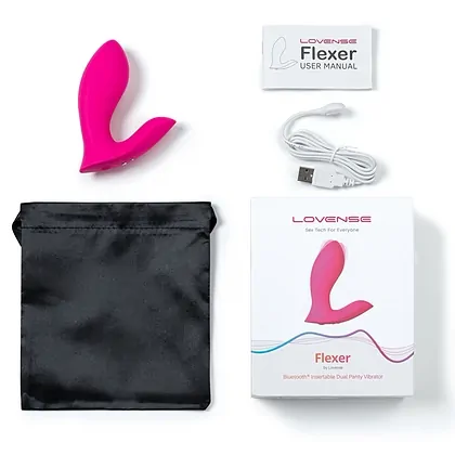 Lovense Flexer Insertable Dual Panty Vibrator Roz