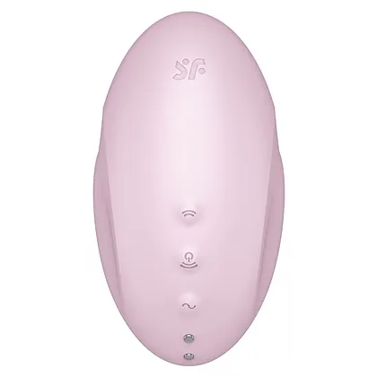 Lover 3 Double Air Pulse Vibrator Rosu