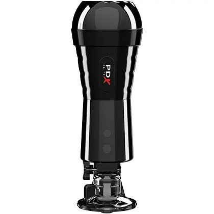 Masturbator Cu Vibratii Pdx Penis Compressor Negru