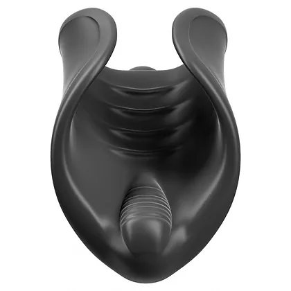 Masturbator Elite Vibrating Silicone Stimulator Negru