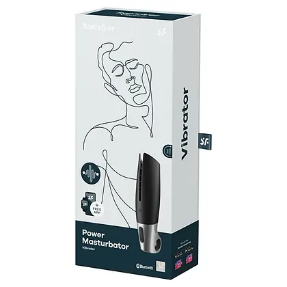 Masturbator Power with APP Satisfyer Connect Negru